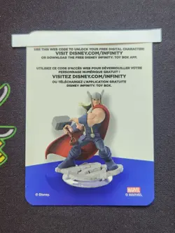 EXACT CARD PICTURED Thor Disney Infinity Code Card Marvel Avengers - Image 2