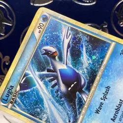 LUGIA Black Star Promo Series POKEMON Holo 2010 Trading Card HGSS02 MP + - Image 3