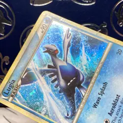 LUGIA Black Star Promo Series POKEMON Holo 2010 Trading Card HGSS02 MP + - Image 4