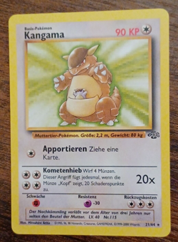 Kangama 21/64 Pokemon Card German Rare MUST SEE - Image 1