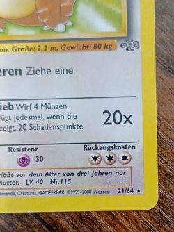 Kangama 21/64 Pokemon Card German Rare MUST SEE - Image 3