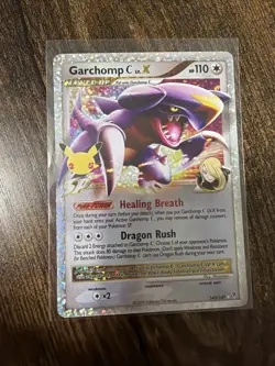 Garchomp C LV.X 145/147 Celebrations Classic Collection Holo Pokemon Card - Image 1