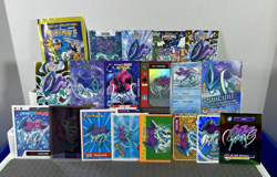 Pokemon Lot of 20 Cards and Stickers All Suicine #245 Suicine Only Pokemon Lot - Image 1