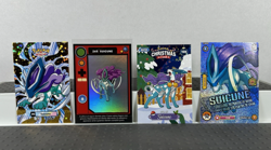 Pokemon Lot of 20 Cards and Stickers All Suicine #245 Suicine Only Pokemon Lot - Image 5