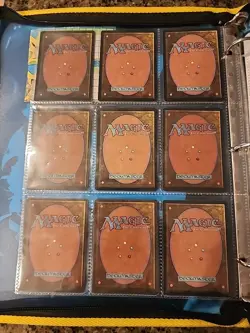 Vintage Magic The Gathering Binder Collection Card Lot MTG 1993-2003 Rares - Image 2
