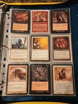 Vintage Magic The Gathering Binder Collection Card Lot MTG 1993-2003 Rares - Image 4