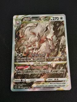 Pokemon TCG Hisuian Zoroark VSTAR Galarian Gallery Crown Zenith Card GG56/GG70 - Image 1