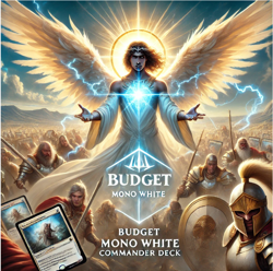 🔥 Budget Mono White Commander Deck 100 Cards | MTG Deck Bundle Angelic Holy - Image 1