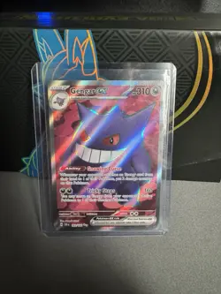 Pokemon Gengar EX TCG Full Art Ultra Rare Card SV05: Temporal Forces - Image 1
