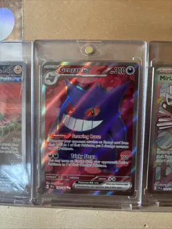 Pokemon Gengar EX Temporal Forces Ultra Rare Holo Card 193/162 Full art - Image 1