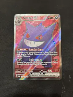 Pokemon TCG Gengar EX Temporal Forces Ultra Rare Card 193/162 Scarlet & Violet - Image 1