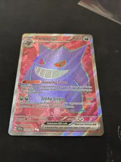 Pokemon TCG Gengar EX Temporal Forces Ultra Rare Card 193/162 Scarlet & Violet - Image 2