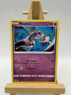 Mewtwo 056/172 Regular Rare SWSH09: Brilliant Stars Pokemon Card NM - Image 1