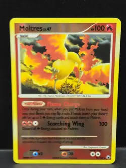 Pokemon TCG Moltres Majestic Dawn Reverse Holo Holo Rare Card 10/100 LP - Image 1