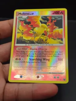 Pokemon TCG Moltres Majestic Dawn Reverse Holo Holo Rare Card 10/100 LP - Image 5