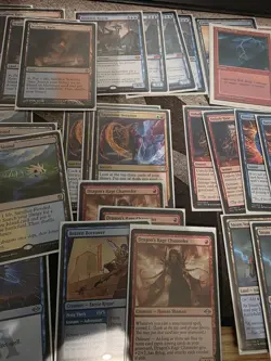 MTG UR Modern Deck - Force of Negation, Scalding Tarn, Ragavan w/ Deck Box NM - Image 4