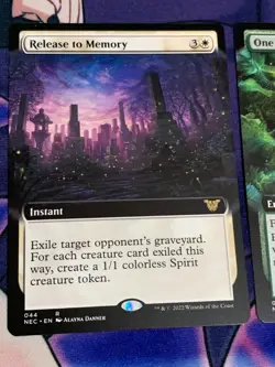 C2104 MAGIC MTG COMMANDER KAMIGAWA ONE WITH THE KAMI RELEASE TO MEMORY LP RARE - Image 2