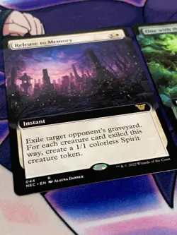 C2104 MAGIC MTG COMMANDER KAMIGAWA ONE WITH THE KAMI RELEASE TO MEMORY LP RARE - Image 3