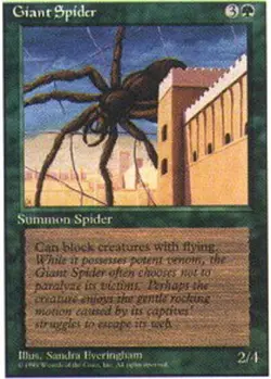 4x FBB Korean Giant Spider ~ Lightly Played 4th Edition Fourth Foreign 4 x4 Play - Image 1