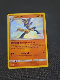 Pokemon Hidden Fates SHINY LUCARIO RARE #SV22/SV94 Shiny Vault Pokemon TCG - Image 1