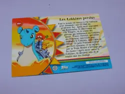 TRADING CARD POKEMON - ORANGE ISLAND - LES LOKHLASS PERDUS - TOPPS - 2000 - Image 2