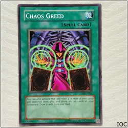 Chaos Greed - IOC-038 - Common Unlimited Yugioh - Image 1