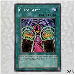 Chaos Greed - IOC-038 - Common Unlimited Yugioh - Image 1