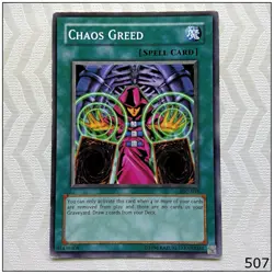 Chaos Greed - IOC-038 - Common Unlimited Yugioh - Image 1