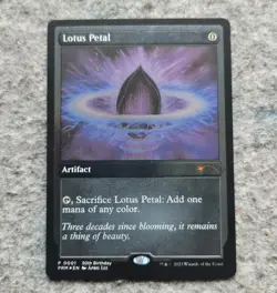 Lotus Petal Foil Etched Unique and Miscellaneous Promos MTG Card LP - Image 1