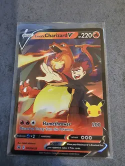 Lances Charizard v SWSH133 Promo Rare Pokemon Card Normal Sized, Mint Condition - Image 1