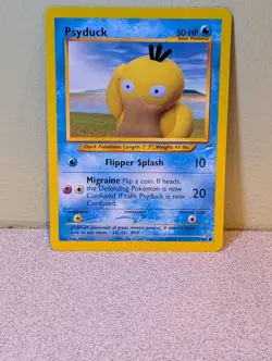 Pokemon TCG Neo Destiny Psyduck Card 79/105 English Vintage WOTC - Image 2
