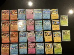 Pokemon Holo Lot Flareon, Vaporeon, Espeon, Glaceon, Jolteon & Leafeon. 30 Cards - Image 1