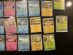 Pokemon Holo Lot Flareon, Vaporeon, Espeon, Glaceon, Jolteon & Leafeon. 30 Cards - Image 5
