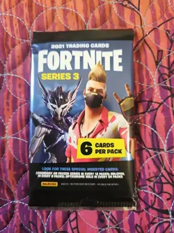 2021 Fortnite Series 3 Trading Card Game CCG (1) Sealed Booster Pack - Image 1
