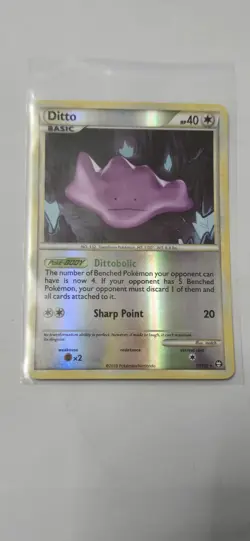 Ditto - 17/102 - Rare Reverse Holo - Triumphant - Pokemon Card NM - Image 1