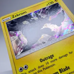 Zekrom 35/73 Holo Rare Shining Legends 2017 Pokemon Card LP (Print lines) - Image 2