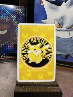 Gengar 6 Spades Yellow pikachu Back Playing Poker Card Pokemon 1996 - Image 2