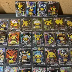 Pokemon (46 Total) Non TCG Fake Pikachu Poncho Cards All NM No Duplicates - Image 5
