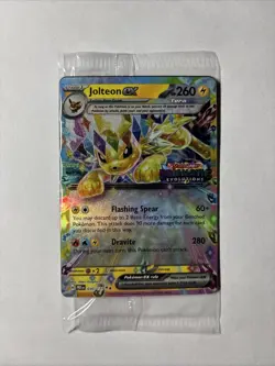 Pokemon Jolteon EX TCG Prismatic Evolutions Stamped Promo Card 030/131 Sealed - Image 1