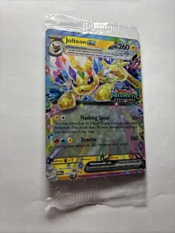 Pokemon Jolteon EX TCG Prismatic Evolutions Stamped Promo Card 030/131 Sealed - Image 3
