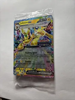 Pokemon Jolteon EX TCG Prismatic Evolutions Stamped Promo Card 030/131 Sealed - Image 4