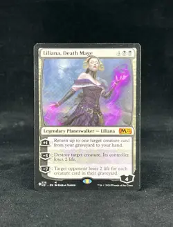 MTG Magic The Gathering Liliana, Death Mage List Black Planeswalker Commander - Image 1