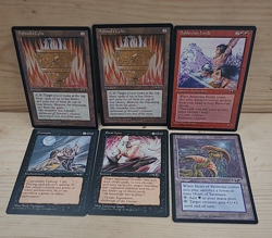 **LOT OF 18** MTG Magic the Gathering Rare Never Played Alliances 1996 - Image 1