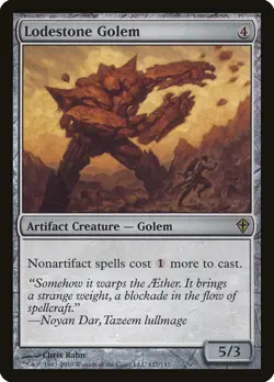 Lodestone Golem [Worldwake] Magic MTG - Image 1