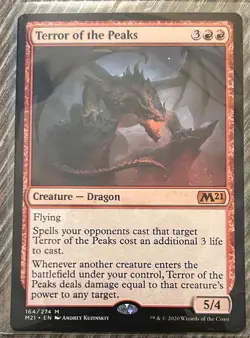 Terror of the Peaks #164 (NM) Core Set 2021 M21 Magic MTG - Image 1