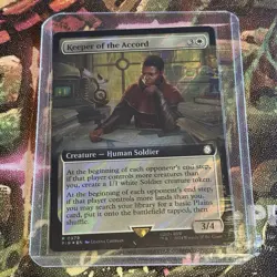 Keeper Of The Accord Extended Surge Foil, MTG Single, UB: Fallout Rare 0979 NM - Image 3