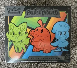 Pokemon TCG Scarlet & Violet Paldea Evolved Elite Trainer Box ETB Factory Sealed - Image 1