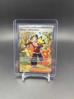 Ethan’s Adventure Special Illustration Rare 236/182 SIR Pokemon Destined Rivals - Image 1