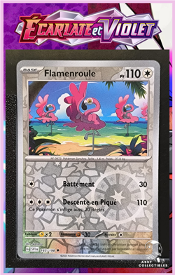 Carte Pokemon Flamenroule 165/198 Reverse EV1 : Ecarlate et Violet FR - Image 1