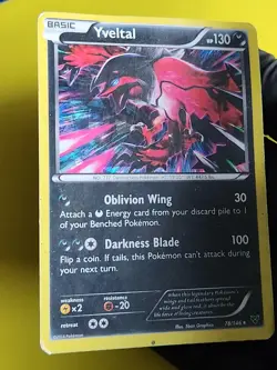 Yveltal 78/146 Pokemon XY Base Set MP - Image 1